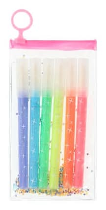 Glitter Highlighters 6-Pack