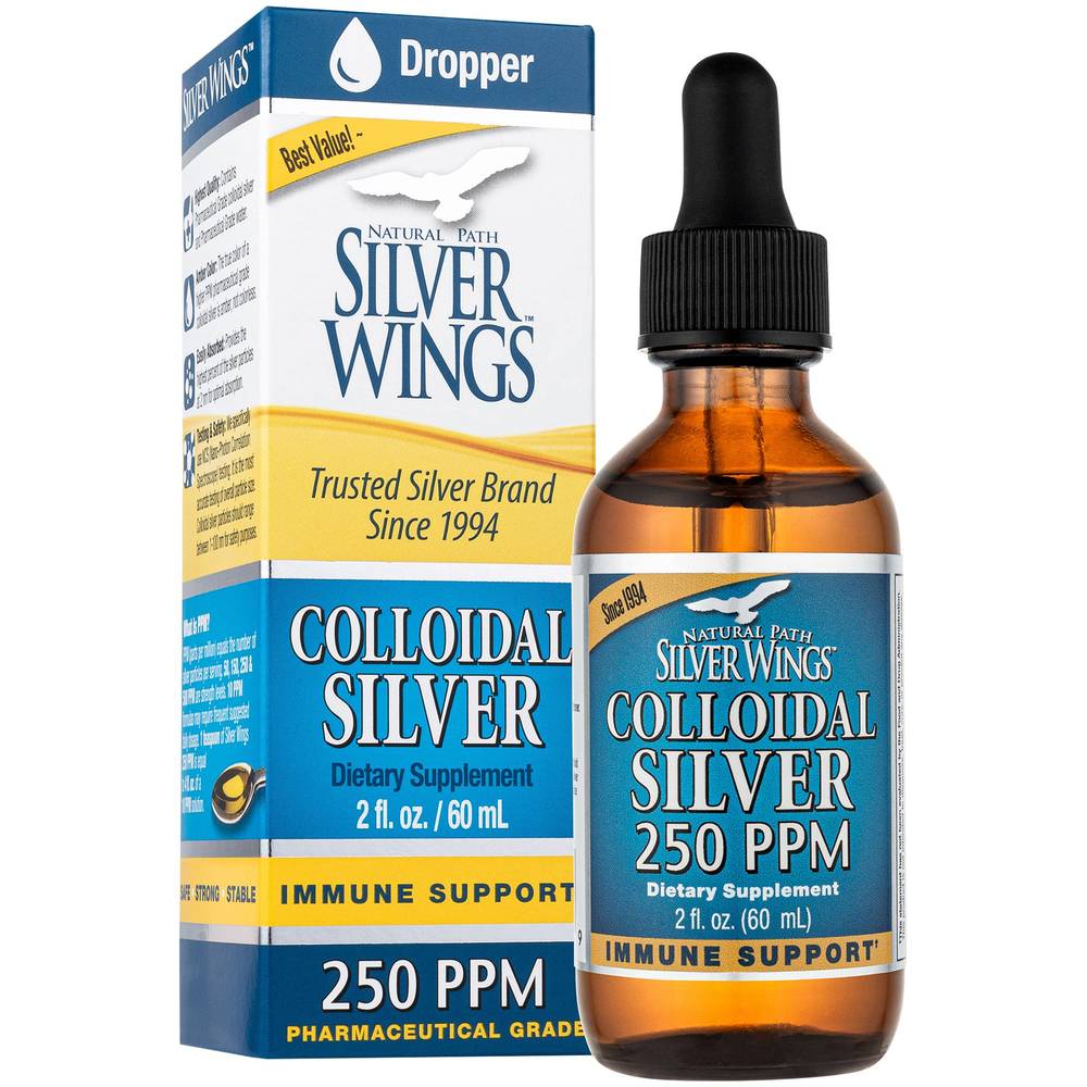 Natural Path Silver Wings Colloidal Silver Mineral Supplement (2 fl oz)