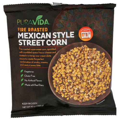 Puravida Foods Fire Roasted Mexican Street Corn