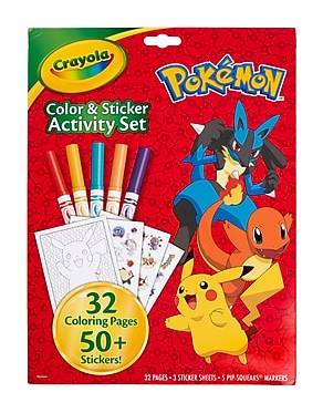Crayola Pokemon Color & Sticker Activity Set (04-1138)