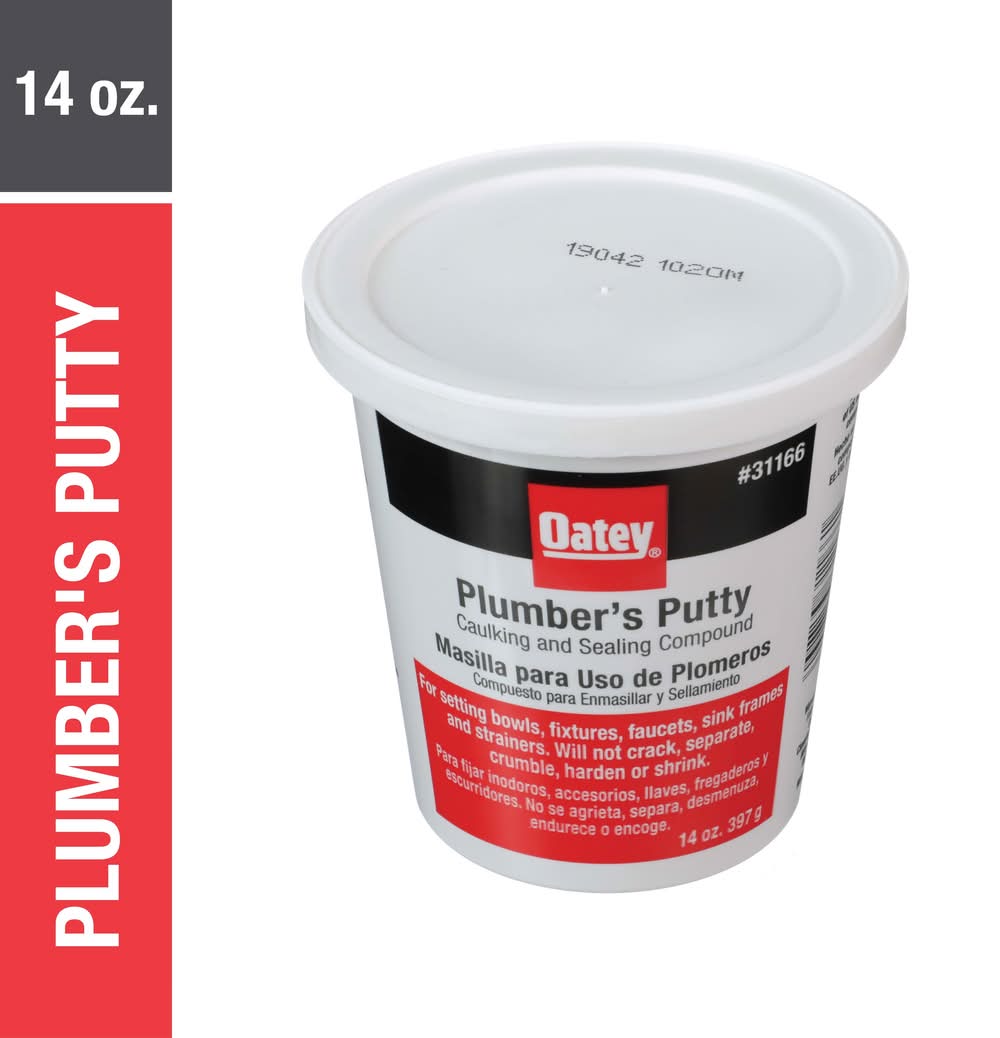 Oatey 14-oz Off-white Plumbers Putty