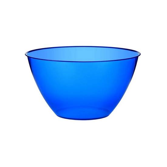 Small Royal Blue Plastic Bowl