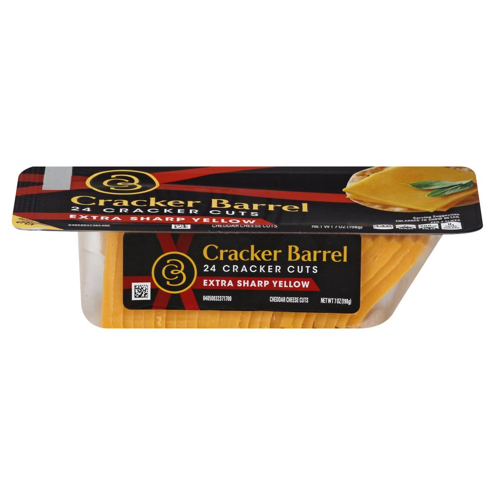 Cracker Barrel Extra Sharp Yellow Cheddar Cheese (7 oz)