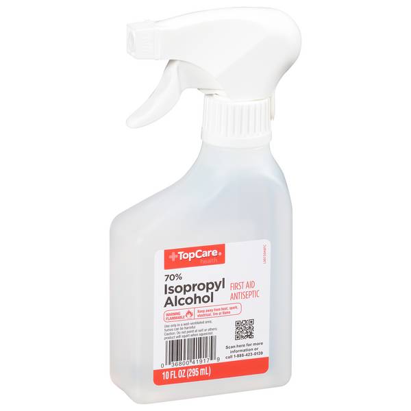 TopCare 70% Isopropyl Alcohol First Aid Antiseptic Spray (10 fl oz)