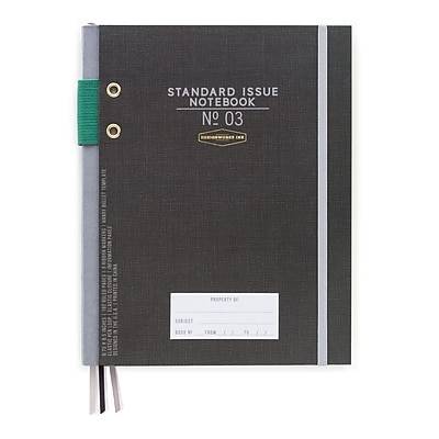 Designworks INK Standard Issue #3 Planner, 6.75 x 8.5, Black (JBE86-2008)