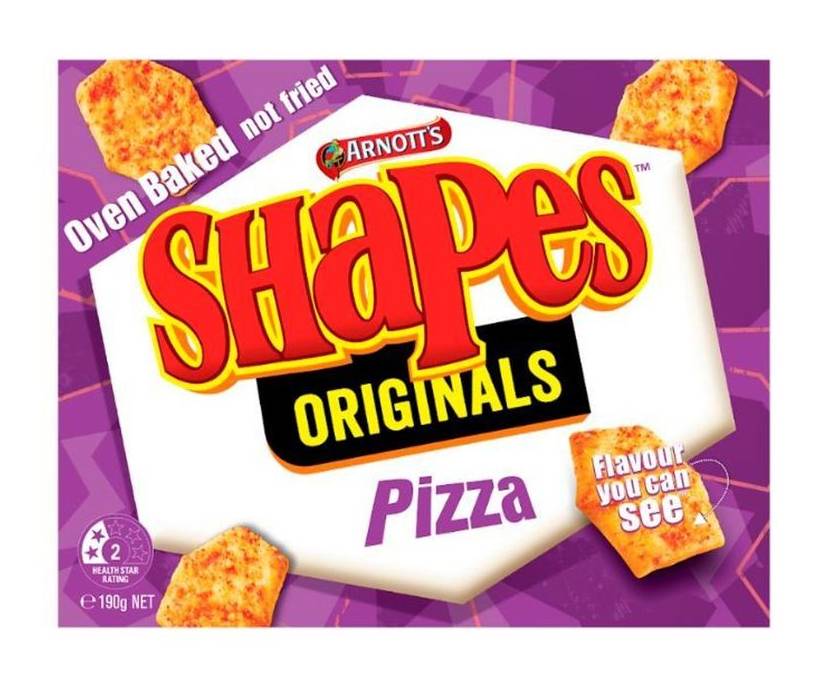 Arnotts Shapes Originals Pizza 190g