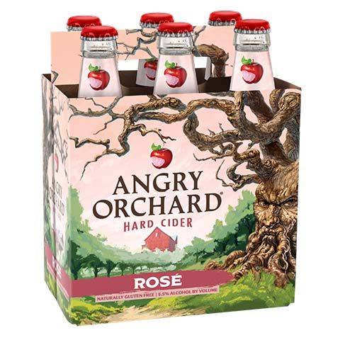 Angry Orchard Hard Cider Rosé 6 Pack 12oz Bottle