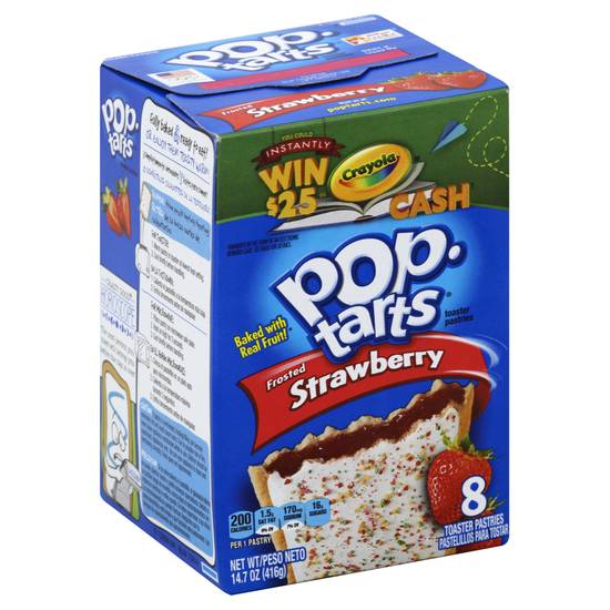 Pop-Tarts Frosted Strawberry Toaster Pastries (8 ct)
