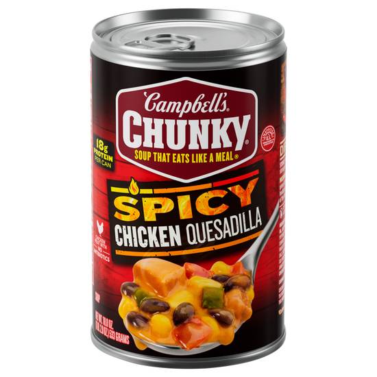 Campbell's Chunky Chunky Spicy Chicken Quesadilla Soup