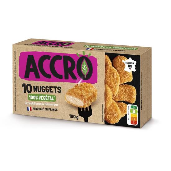 Nuggets 100% végétaux Accro X10