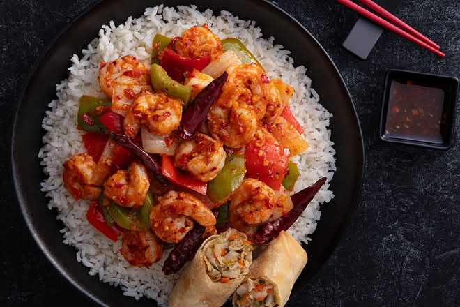 Firecracker Shrimp Lunch Special