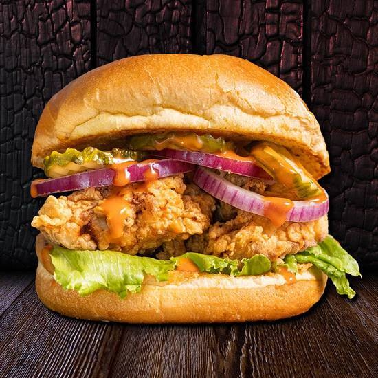 The Hot Chick-en Burger