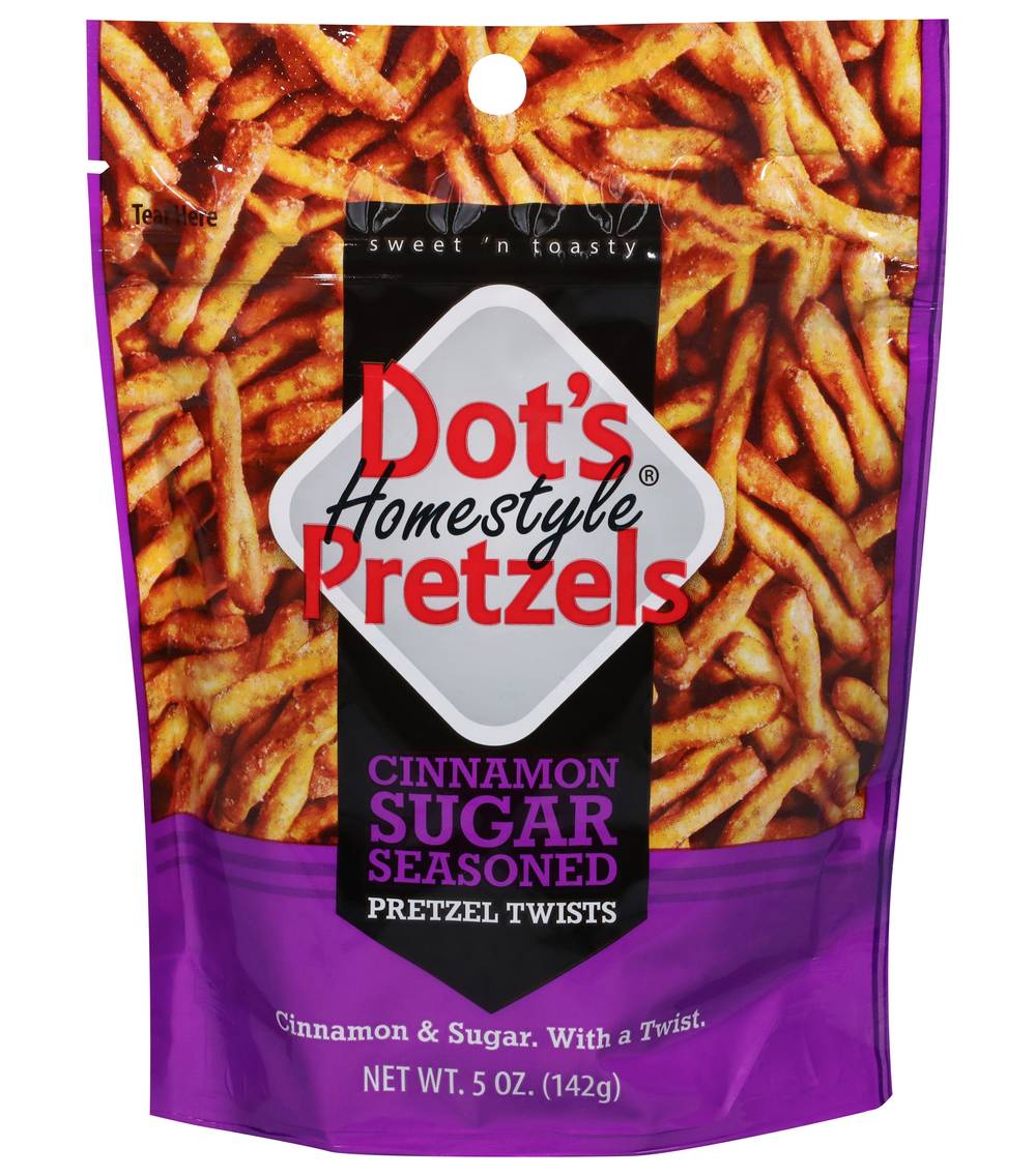 Dot's Homestyle Pretzels Cinnamon Sugar Seasoned Pretzel Twists (5 oz)