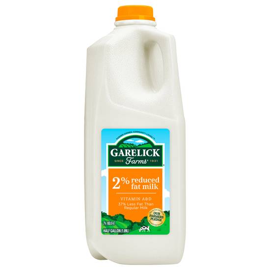 Garelick Farms Dairy Pure 2% Reduced Fat Milk (1/2 gal)
