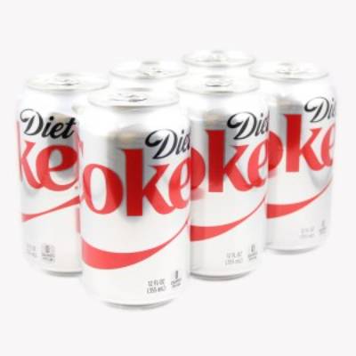 6 Pack Can Diet Coke