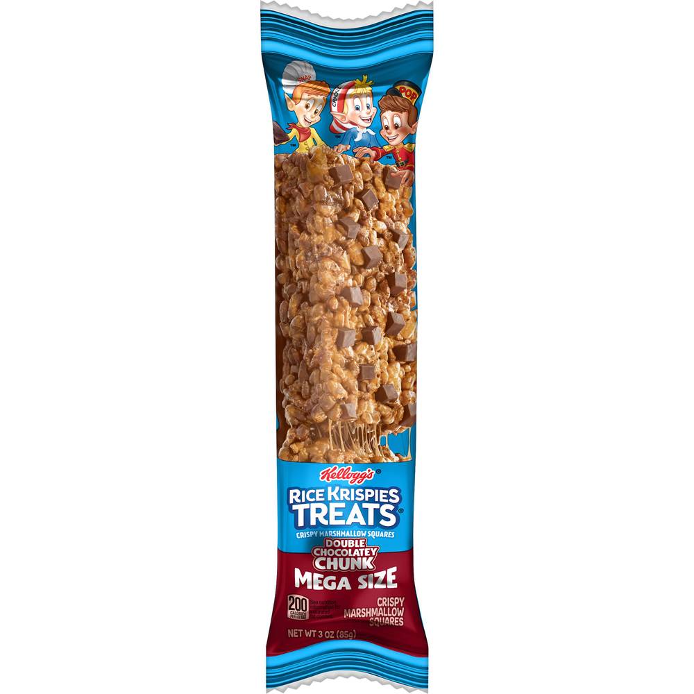 Kelloggs Rice Krispies Treats Marshmallow Squares, Double Chocolatey Chunk (3 oz)