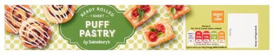 Sainsbury's Sheet Puff Pastry (320g)