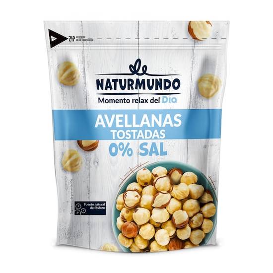 Avellanas tostadas Naturmundo bolsa 200 g