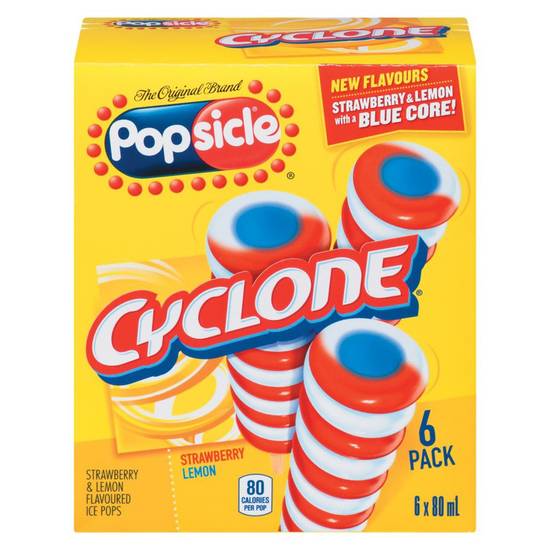 Popsicle Cyclone Ice Pops (6 x 80 ml)