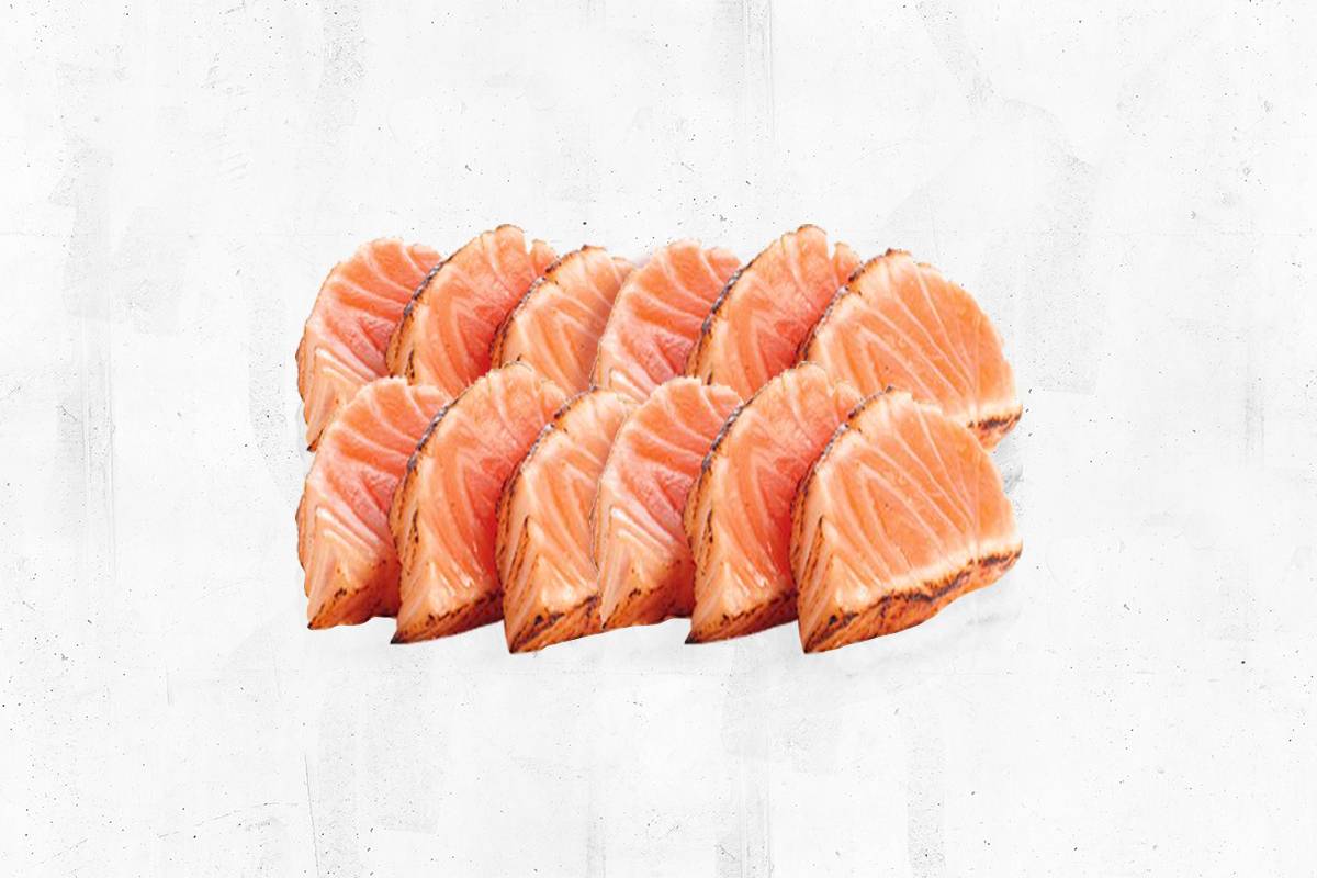 Sashimi | Saumon Mi cuit - 12 pièces