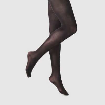 A New Day 50D Opaque Tights, Women, S, Black