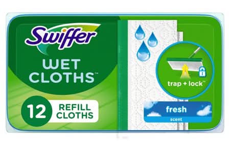 Swiffer Wet Refill Cloths, Fresh (12 ct)