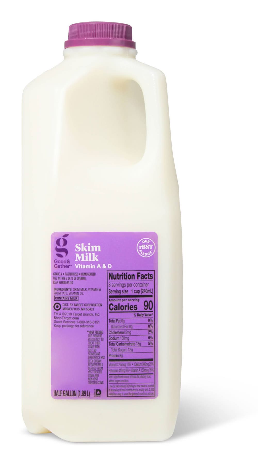 Good & Gather Skim Milk (0.5 gal)