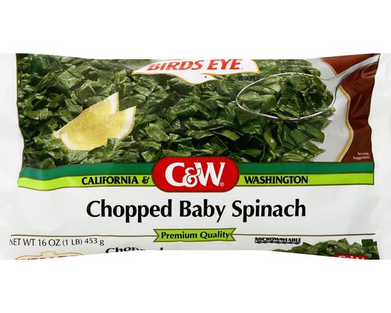 Birds Eye · C&W Baby Spinach Chopped (16 oz)