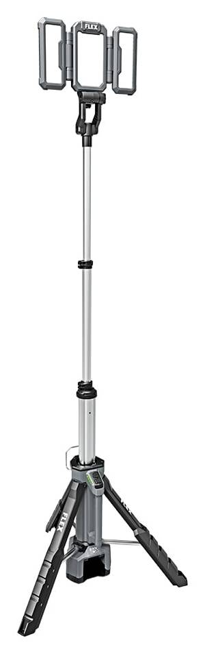 FLEX 4000-Lumen LED Battery-operated and Plug Rechargeable Stand Work Light | FX5141-Z