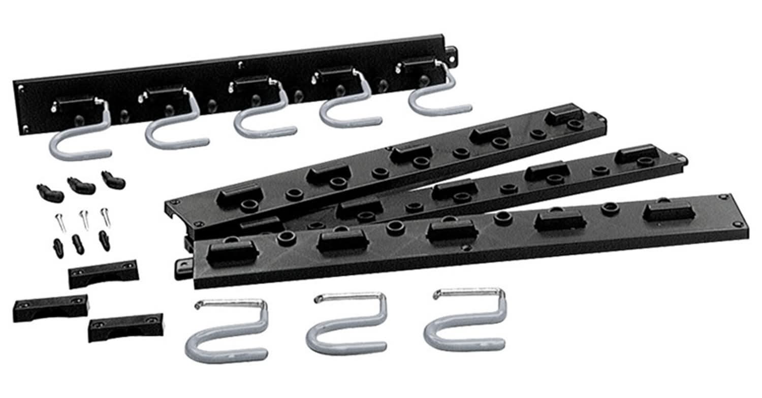 Crawford 64 In. L Black Plastic Smart Storage Rack Rack 50 Lb. Cap. 1 Pk