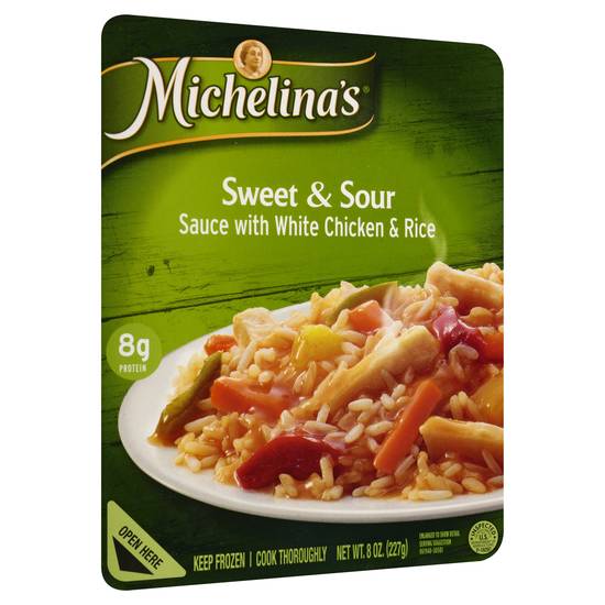 Michelina's Sweet & Sour Sauce With White Chicken & Rice