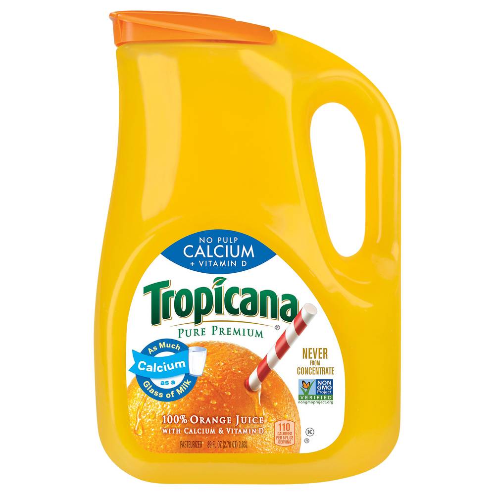 Tropicana Pure Premium 100% Orange Juice (89 fl oz)