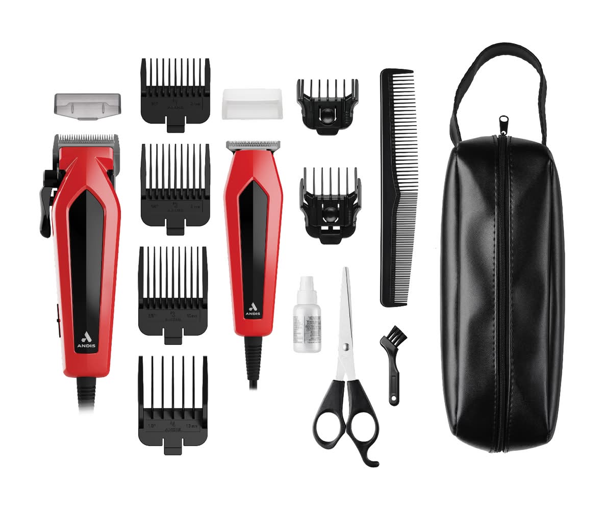 Andis Ultra Clipper & Trimmer Combo Kit (15 ct)