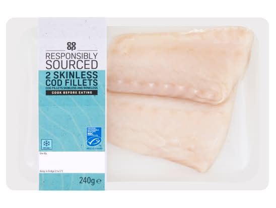 Co-op Skinless Cod Fillets (240g)