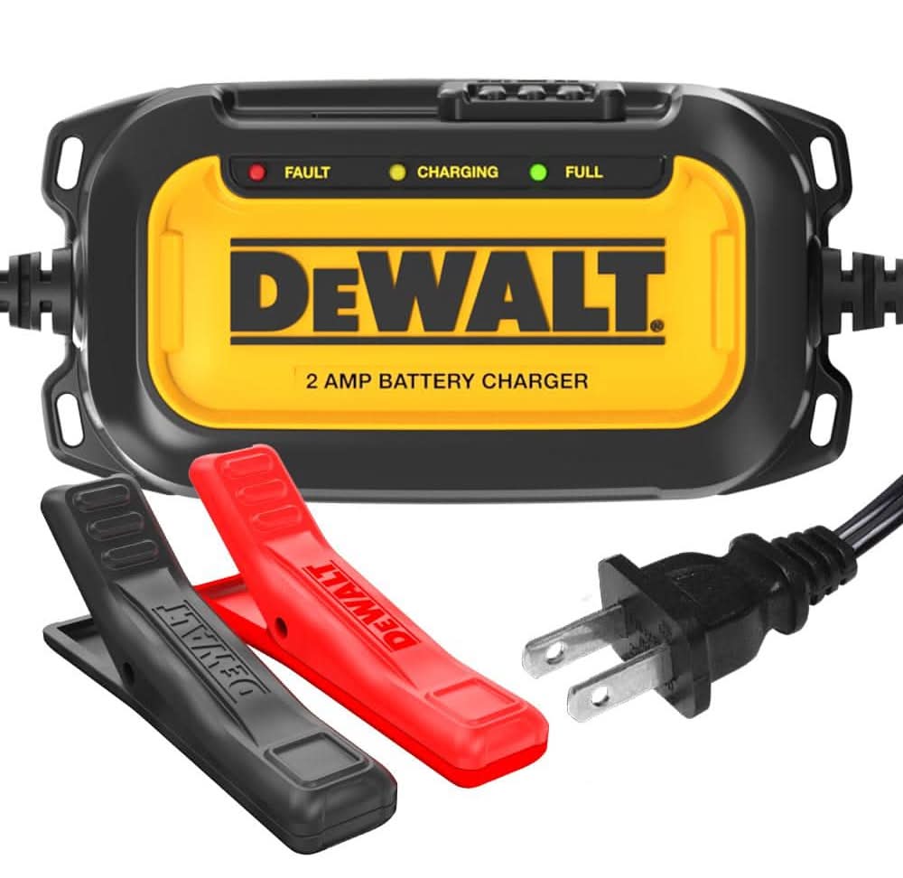 Dewalt Professional 2 Amp Automotive Battery Charger And Maintainer