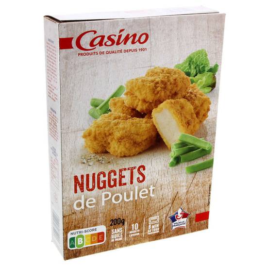 CASINO - Nuggets au poulet - 200g
