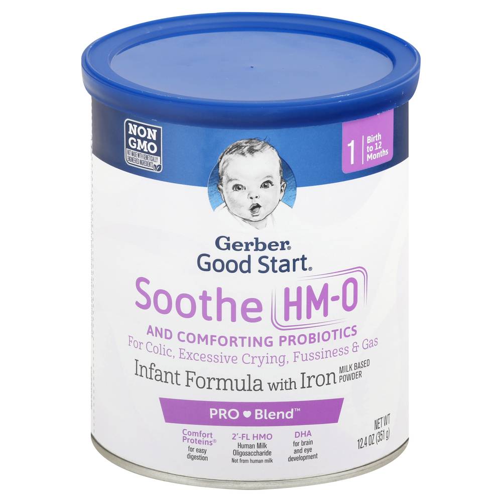 Gerber Soothe Hm-O & Probiotics Infant Formula With Iron