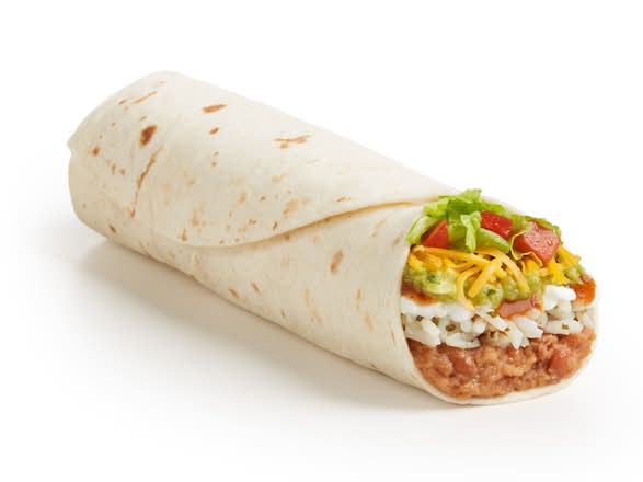 8 Layer Veggie Burrito