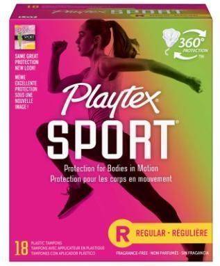 Playtex Sport Tampons Regular 18ct