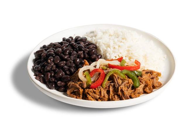 Ropa Vieja Platter - With Rice & Beans