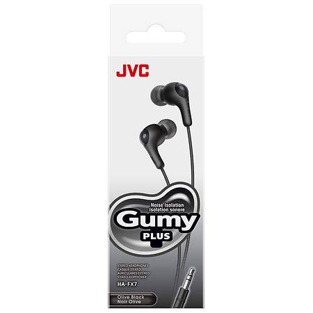 JVC Gumy Plus in Ear Wired Headphones, Black