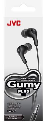 JVC Gumy Plus in Ear Wired Headphones, Black (1.44 oz)