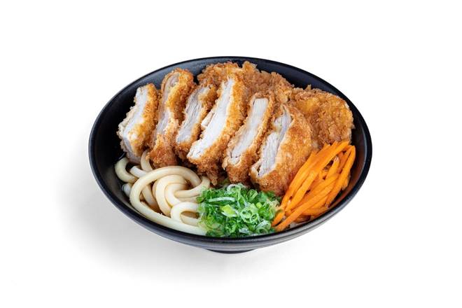 (p-16) Chicken Cutlet Udon