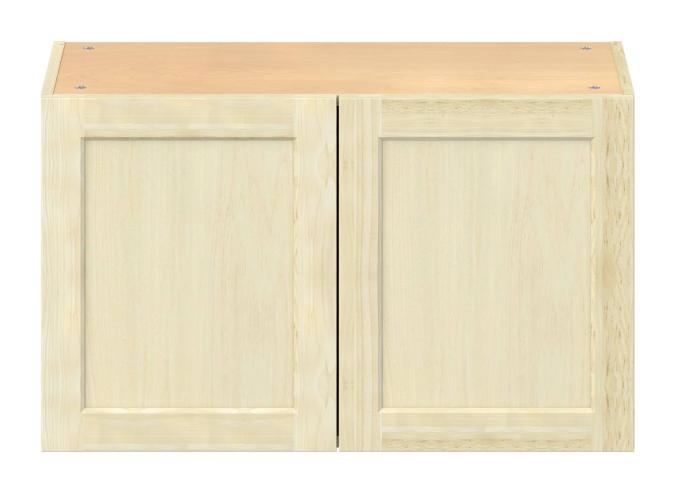 Project Source Omaha Poplar Wall Ready To Assemble Unfinished Cabinet W3018b