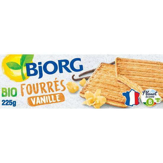 Bjorg - Biscuits fourrés bio (vanille)