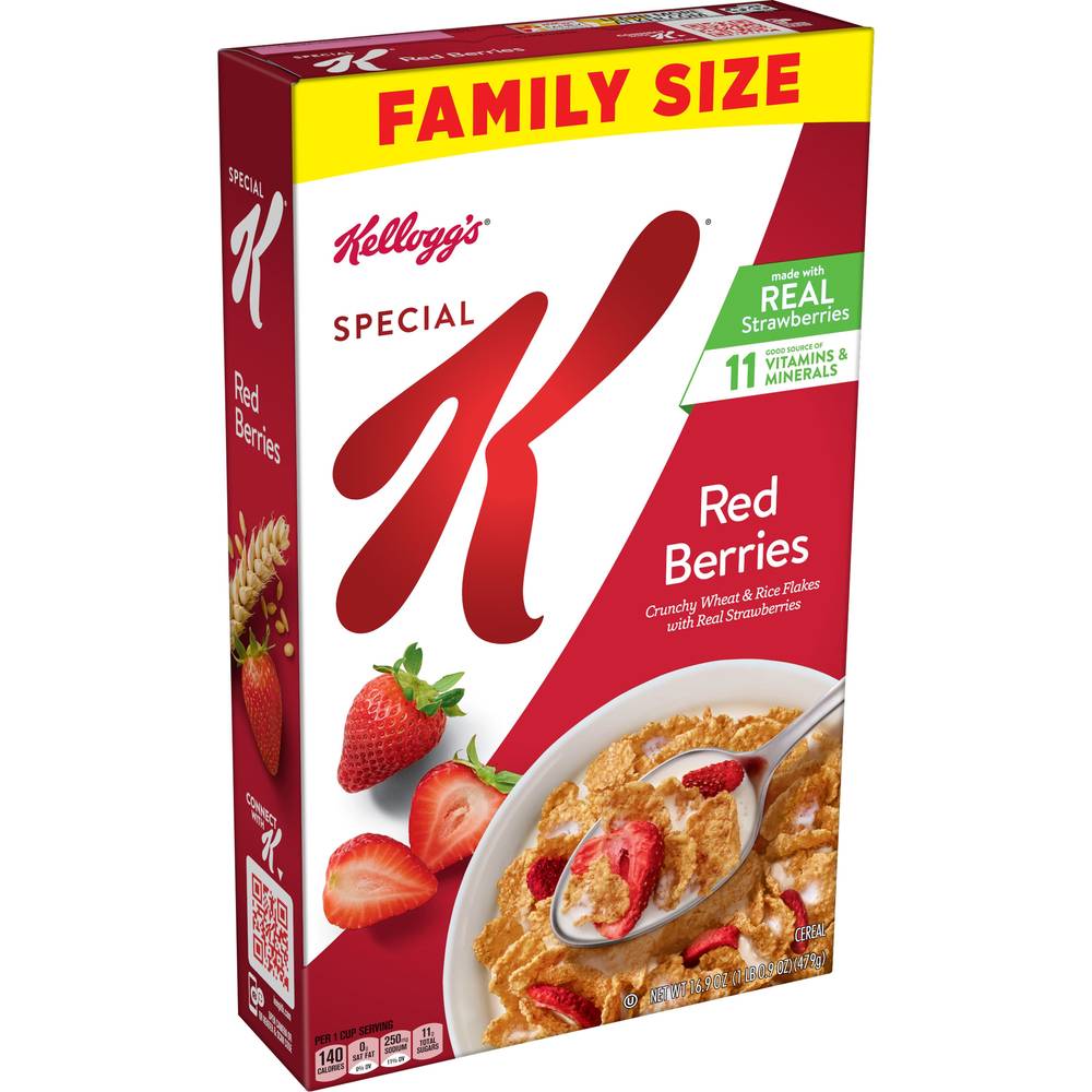 Special K Red Berries Breakfast Cereal, 16.9 Oz