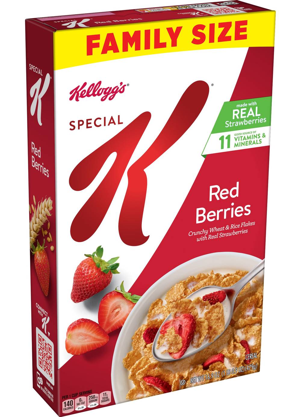 Special K Red Berries Breakfast Cereal, 16.9 Oz