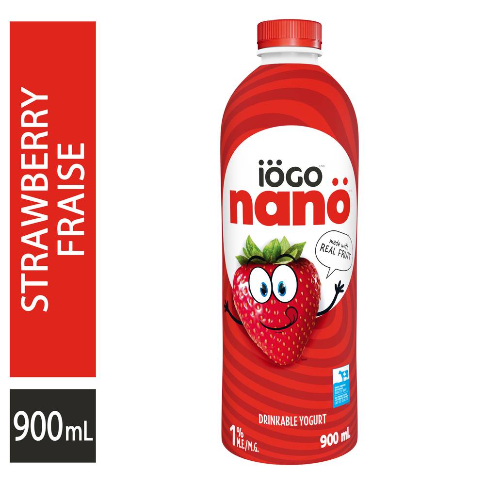 iÖGO Nano Fraise Drinkable Yogurt Delivery Near Me Order Online