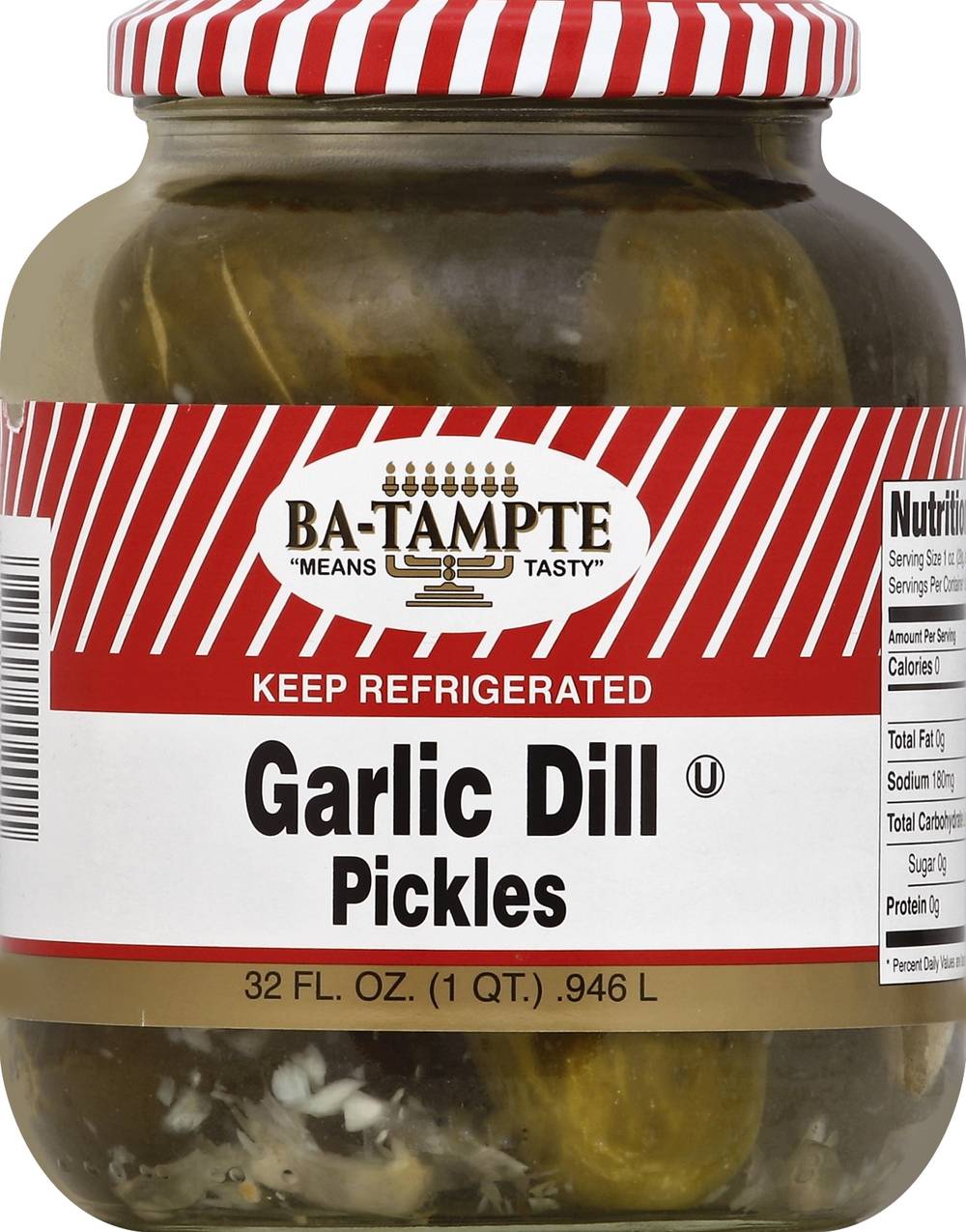 Ba-Tampte Garlic Dill Pickles (32 fl oz)