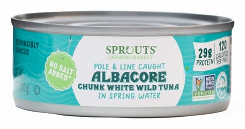 Sprouts No Salt Added Chunk White Albacore Tuna